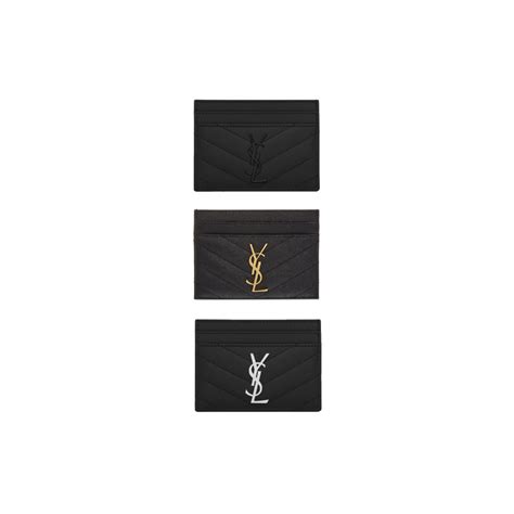 ysl matte black wallet|yves saint laurent wallet sale.